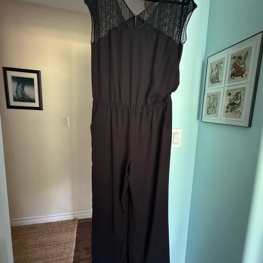 Chic Black Lace Jumpsuit